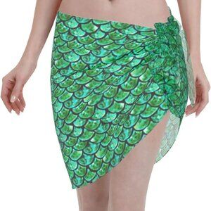 Women Chiffon Beach Wrap Sarong Bikini Cover Up Lightweight Breathable